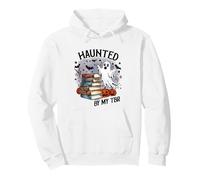 Haunted By My TBR Funny Book Lover Halloween Pullover Hoodie