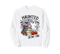 Haunted By My TBR Funny Book Lover Halloween Sweatshirt