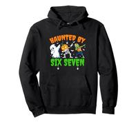 Haunted By Six Seven 67 Meme Dabbing Halloween Boys Toddlers Pullover Hoodie
