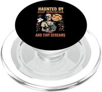 Haunted By Sleep Deprivation And Tiny Screams 90s Born Dad PopSockets PopGrip for MagSafe