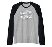 Haunted by Waters Fly Fishing Raglan Baseball Tee