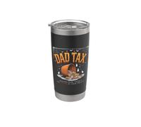 Haunted Candy Barrel Spill with Ghosts Bats and Spiderwebs Stainless Steel Insulated Tumbler