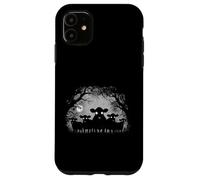 Haunted Cows Forest Black Cattle With Big Eyes Halloween Case for iPhone 11