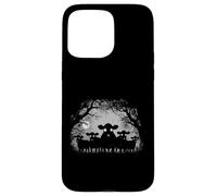 Haunted Cows Forest Black Cattle With Big Eyes Halloween Case for iPhone 15 Pro Max