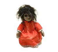 Haunted Doll, 19 * 34cm Halloween Scary Doll, Voice Control (Clapping) Touch Sensing Creepy Doll, Battery Powered Living Dead Doll, For Ktv Stage Set Of Bar And Decorative Props.
