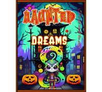 HAUNTED DREAMS: A Whimsical Halloween Coloring Book for Adults to Embrace the Spooky and Charming with Creepy and Haunting Illustrations