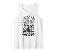 Haunted Gamer Mind Blown Funny Spooky Gamers Tank Top
