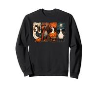 Haunted Goose Quartet Spooky Halloween Autumn Top Sweatshirt