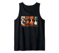 Haunted Goose Quartet Spooky Halloween Autumn Top Tank Top