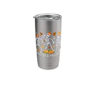Haunted & Hallowed Skeletons Fall Fun Stainless Steel Insulated Tumbler
