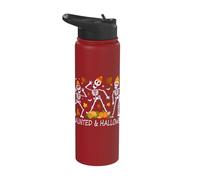Haunted & Hallowed Skeletons Fall Fun Stainless Steel Insulated Water Bottle