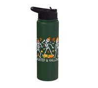 Haunted & Hallowed Skeletons Fall Fun Stainless Steel Insulated Water Bottle