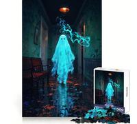 Haunted Hallway Hard Jigsaw Puzzle for Adults 1000 Pieces Memory Train Nice Thick Home Game Birthday Idea (50x75cm)