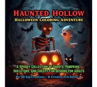 Haunted Hollow: Halloween Coloring Adventure: A Spooky Collection of Ghosts, Pumpkins, Skeletons, and Creepy-Fun Designs for Adults (Spooky-Cute Halloween Coloring Series)