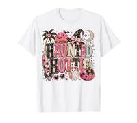 Haunted Hottie Summerween Glam Halloween Summer Pink Women T-Shirt