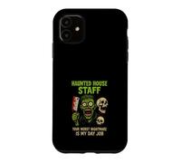 Haunted House Actor Scare Squad Horror Crew Spooky Season Case for iPhone 11