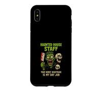 Haunted House Actor Scare Squad Horror Crew Spooky Season Case for iPhone XS Max