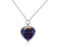 Haunted House And Moon Urn Necklace for Ashes Pet Dog Cat Cremation Jewellery Alloy Memorial Keepsake Pendant
