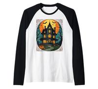 Haunted House - Coffins Lane Raglan Baseball Tee