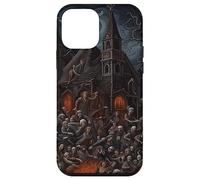 Haunted House Halloween Zombie Get Together Case for iPhone 12 mini