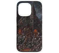 Haunted House Halloween Zombie Get Together Case for iPhone 13 Pro