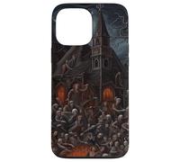 Haunted House Halloween Zombie Get Together Case for iPhone 13 Pro Max