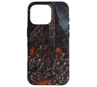 Haunted House Halloween Zombie Get Together Case for iPhone 16 Pro