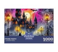 Haunted House Jigsaw Puzzle 1000 Pieces for Adults Family Kids Teens Play Fantasy World Creative Brain Exercise 38x26cm/1000pcs