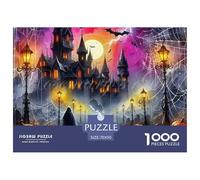 Haunted House Jigsaw Puzzle 1000 Pieces for Adults Family Kids Teens Play Fantasy World Creative Brain Exercise 70x50cm/1000pcs