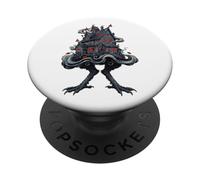 Haunted House on Monster Legs Horror Gothic Art PopSockets Adhesive PopGrip