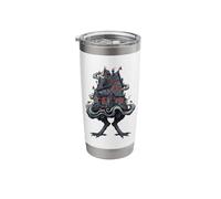 Haunted House on Monster Legs Horror Gothic Art Stainless Steel Insulated Tumbler