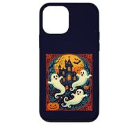 Haunted House - Orange Moon Close Case for iPhone 12 mini