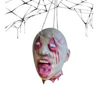 Haunted House Props,Head Prop for Halloween | Body Part Ornaments with Realistic Texture for Horror Maze Yard Display, Escape Room Theater Production Party