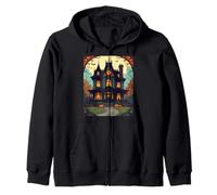 Haunted House Wolf Lane Zip Hoodie
