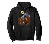 Haunted Hunting Camp Duck Hunter Ghost Halloween Pullover Hoodie