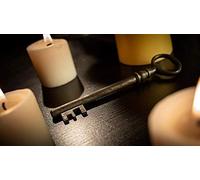 Haunted Key Deluxe - Self Turning Metal Key - Spooky PK Style Magic Trick with Online Instructions - Close Up Mentalism Prop for Magicians