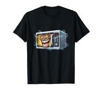 Haunted Kitchen Crazy Microwave Monster Face T-Shirt