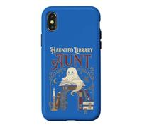 Haunted Library Aunt Spooky Bookworm Ghost Reading Books Case for iPhone X/XS