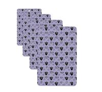 Haunted Mansion Car Air Freshener Cards Set of 4 Pieces Long Lasting Hanging Scented Cards for Bedroom Wardrobe Car Aromatherapy Tablets for Men Women Rearview Mirror Pendant
