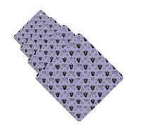 Haunted Mansion Car Air Freshener Cards Set of 4 Pieces Long Lasting Hanging Scented Cards for Bedroom Wardrobe Car Aromatherapy Tablets for Men Women Rearview Mirror Pendant