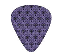 Haunted Mansion Fashion Colour Guitar Picks 12 Packï¼Œ For Acoustic Guitar Electric Guitar Ukulele