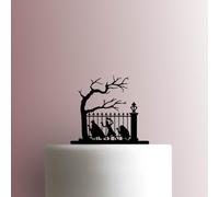 Haunted Mansion ? Hitchhiking Ghosts - Acrylic Cake Topper 5 Inch Width/White