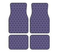 Haunted Mansion Non-Slip Car Floor Mats 4-Piece Set Full Coverage Vehicle Liners Universal Fit Auto Accessories