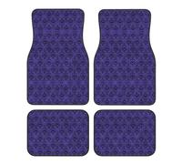 Haunted Mansion Non-Slip Car Floor Mats 4-Piece Set Full Coverage Vehicle Liners Universal Fit Auto Accessories