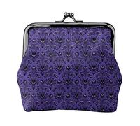 Haunted Mansion Print Coin Purse,Pouch Kiss-Lock Change Purse Wallets