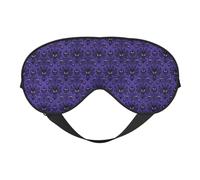 Haunted Mansion Print Comfortable Eye Mask Breathable Adjustable Men Women Lightweight Travel Yoga Work