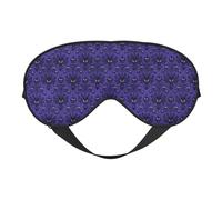Haunted Mansion Print Comfortable Eye Mask Breathable Adjustable Men Women Lightweight Travel Yoga Work