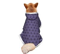 Haunted Mansion Print Dog Winter Coat Plush Coat Hooded Cloak Costume Multi-Use Pet Blanket Cover for Small Dogs Cats Outfits.