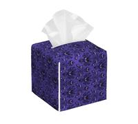 Haunted Mansion Print Tissue Box Cover, Leather Tissue Holder Decorative Tissue Box Holder For Kitchen, Bathroom