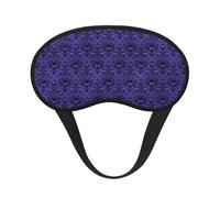 Haunted Mansion Print Unisex Washable Eye Mask Sleeping Light-Blocking Cover for Home Hotel Camping